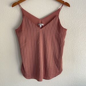 Express camisole pink with black stripes like new